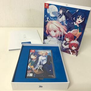 【1円スタート】switchカセット　月姫A piece of glass moon 初回限定特典設定資料集「月姫マテリアルI material of blue glass moon」付き