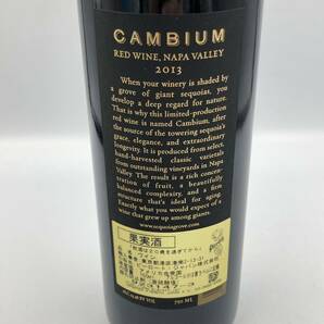 3.28 MT-B2600★未開栓 カンビウム 2013★クール便不可/容量 750ml/アルコール分 14.4%/赤ワイン/DB0 DE0の画像7