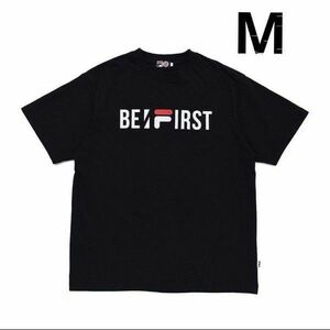 《新品・タグ付き》FILA × BE:FIRST / フィラ × ビーファーストコラボブランド ロゴ半袖TシャツブラックMサイズ