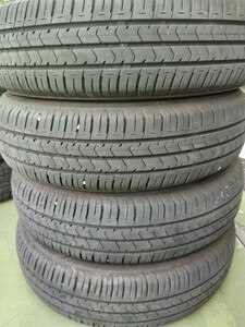 一部地域　送料無料　中古 155/65R14 ブリヂストン エコピア　NH100C 4本 ミゾ有り 軽自動車