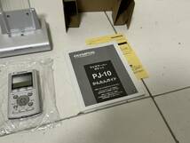 【OLYMPUS PJ-10 本体 アダプタ 他付属品 オリンパス ICレコーダー ボイスレコーダー RADIO Server Pocket】 _画像6