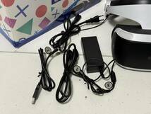 【SONY PS4 PSVR CUH-ZVR2 CUHJ-16007 本体 カメラ プロセッサーユニット ACアダプタ ケーブル】【簡易チェック/通電起動確認済み】_画像3