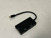 【ミニディスプレイポート DP to HDMI VGA DVI コンバーター 本体】_画像1