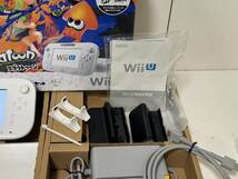 【完品】【任天堂 Wiiu 本体 セット【スプラトゥーン セット】シロ 32GB ゲームパッド アダプタ】_画像8