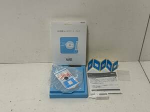 【ほぼ未使用 美品】【任天堂 純正 Wii レンズクリーナー 本体 セット クリーナー液 交換シート セット RVL-A-LS】