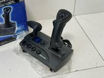 【SONY PS2 HORI ホリFLIGHT STICK フライトスティック HP2-13 本体 エースコンバット04 シャッタードスカイ コントローラー 】_画像4