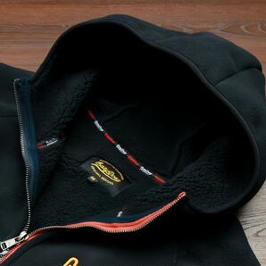 AC17 パーカー メンズ 2XL ジャケット ブルゾン アウトドア ペレットフロック 刺繍 裏起毛 YKK 防風 ゆったり フード付き 冬の画像3
