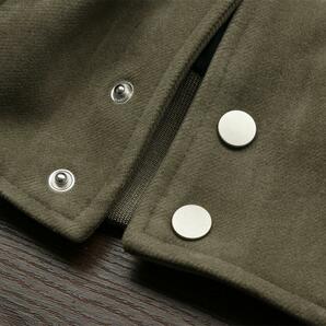 AC30 VAP スタジャン メンズ M PUレザー袖 ジャケット ブルゾン パーカー カジュアル ゆったり 刺繍 虎 防風 春秋の画像6