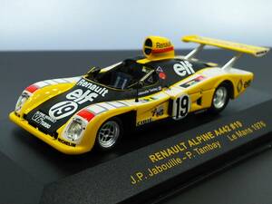 1/43 IXO RENAULT ALPINE A442 #19 Le Mans 1976 ルマン 24H ルノー プロトタイプ イクソ 同梱歓迎 追跡可 匿名配送 