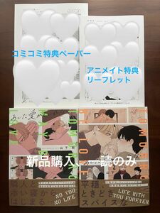 BL新刊　山下街　あした愛かもしれない　コミコミ特典　あした愛かもしれない２　アニメイト特典リーフレット付き　美品