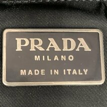 PRADA プラダ リュック デイパック ナイロンバッグ トライアングルロゴ カーキ ダークグリーン ナイロン レディース メンズ USED_画像6