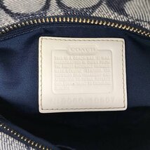 『USED』 COACH コーチ シグネチャーハンドバッグ 10507 キャンバス/レザー_画像9