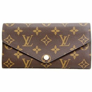 【LOUIS VUITTON】 ルイ・ヴィトン ポルトフォイユ・ジョセフィーヌ モノグラム 長財布 財布 ブラウン ピンク PVC レディース M41739 USED