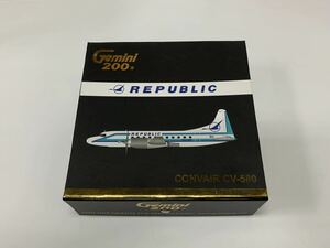 Cremini200 1/200 CONVAIR CV-580 コンベア580 REPUBLIC 航空機模型　美品　旅客機　飛行機　プロペラ機　Gemini 