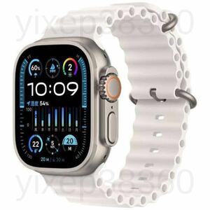 全国 送料無料 Apple Watch Ultra 2 代替品 スマートウォッチ 大画面 グレー yw118 通話 音楽 血中酸素 運動 健康 日常生活防水 多機能
