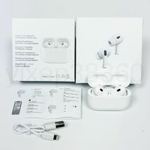 1円〜送料無料 AirPods Pro 第2世代 代替品 ワイヤレスイヤホン Bluetooth 5.3 TWS 高品質 充電ケース付 Android iPhone X 11 12 13 14 15_画像9