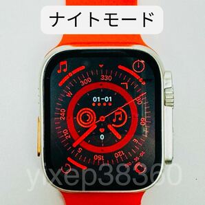 【2024最新型】Apple Watch Ultra2 代替品 スマートウォッチ 大画面 Ultra スマートウォッチ Android 通話 スポーツ 音楽 血中酸素 多機能 の画像2