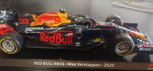 ディアゴスティーニ　1/24 レッドブル RB16 マックス・フェルスタッペン　2020