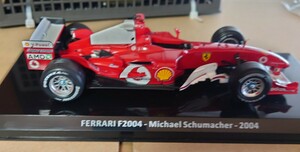 ディアゴスティーニ 1/24 フェラーリ F2004 みは ミハエル シューマッハ 2004