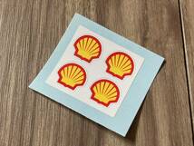 ★送料無料★SHELL シェル オイル ロゴ カッティング ステッカー デカール セット_画像2