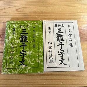 ☆真行草 三体千字文　玉木愛石☆書道