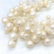 ■淡水パールネックレス6点おまとめ■m約168g 真珠 ケシ バロック ベビー pearl Pearl necklace jewelry silver DA0_画像2