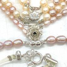 ■淡水パールネックレス6点おまとめ■m約168g 真珠 ケシ バロック ベビー pearl Pearl necklace jewelry silver DA0_画像9