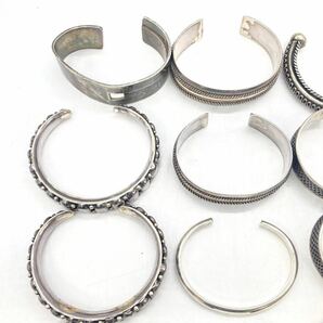 ■シルバーブレスレットおまとめ■m約730g ブレスレット bracelet バングル bangle シルバー アクセサリー accessory silver 925 CE0の画像2