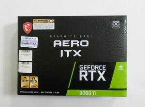 グラフィックボード　MSI GeForce RTX 3060 Ti AERO ITX 8G OC LHR 