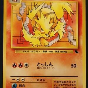 【極美品】ポケモンカード 旧裏面 ウインディ LV.35 No.059 未使用 旧裏 「イントロパック」 ゼニガメデッキ 32 送料無料 Arcanineの画像1