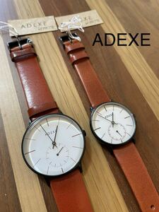 2点セット　ADEXE アデクス　腕時計　アナログ　メンズ　レディース　⑨⑧⑦