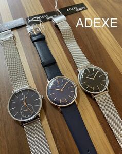 3点セット　ADEXE アデクス　腕時計　アナログ　レディース　⑥⑦②