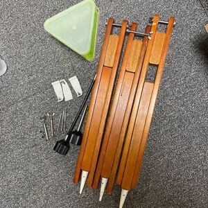  wooden tripod heaven body .. telescope small parts together tripod length 64cm degree 