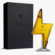 ★レア品★ Tesla テスラ デキャンタ 750ml / テキーラ ウイスキー 酒瓶 瓶 フィギュア オブジェ 正規品 限定_画像1