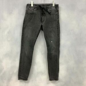 [D2450] Attachment Denim pants waist rubber stretch gray series 3 ATTACHMENT