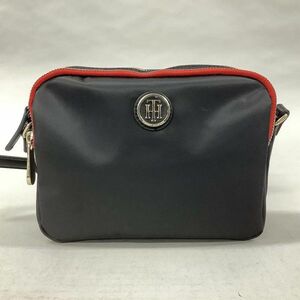 [D2503] トミーヒルフィガー ショルダーバッグ ショルダーポーチ ブラック系 TOMMY HILFIGER