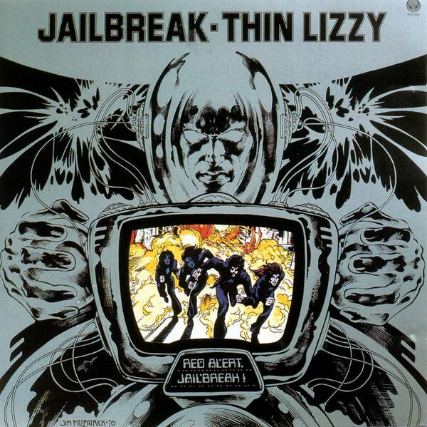 ◆◆THIN LIZZY◆JAILBREAK シン・リジィ ジェイルブレイク 脱獄 76年作 即決 送料込◆◆