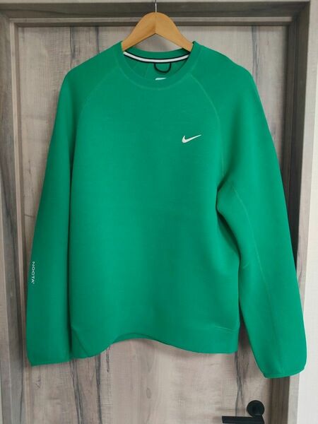 M ナイキ×ノクタ テックフリース スウェットシャツ NIKE×NOCTA TECH FLEECE SWEAT SHIRTS 緑