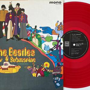 レア！ 赤盤「Yellow Submarine - Original Mono-Record 」BEATLES ジョンレノン ポールマッカートニー ジョージハリソン リンゴスターの画像1