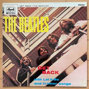 レア！ コレクター名盤「The Beatles - Get Back」1969年 コーティング ジョンレノン ポールマッカートニー ジョージハリソン リンゴスター