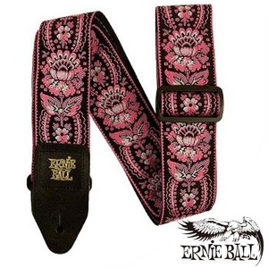 ERNIE BALL JACQUARD STRAP PINK ORLEANS [#5347]〈アーニーボール〉