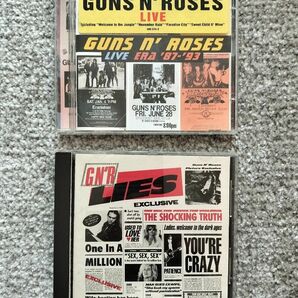 GUNS N' ROSESガンズ・アンド・ローゼズライブ・エラ’87-93　　GN'Rライズ　2枚セット