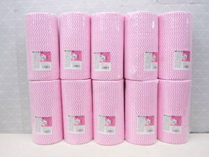 B93 STRIX business use pink duster s Trick s10 roll set 1 roll 60 cut anti-bacterial counter Cross thick roll type 23×35