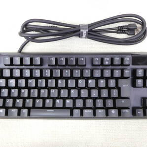 B364 steelseries ゲーミングキーボード テンキーレス 赤軸 有線 日本語配列 有機ELディスプレイ搭載 Apex 7 TKL Red Switch 64649の画像1