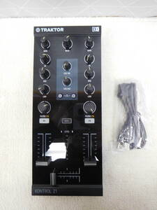 B331 美品 動確済 Native Instruments NI TRAKTOR KONTROL Z1 DJミキサー コントローラー 高品質 オーディオインターフェイス搭載