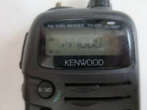 ジャンク　ケンウッド製　144/430MHZ FM ハンディートランシーバー TH-G71 _画像4