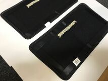 送料無料【FORESTER ロゴ入り シートバック キックガード 左右セット 中古品】フォレスター 足元キズ防止 ※適合不明 マジックテープ取付_画像7