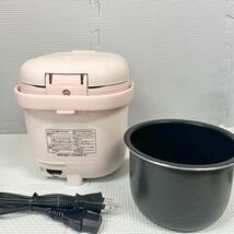 A100 Franc franc フランフラン セボン 炊飯器 RI-100 21年製 2合 ピンク_画像6