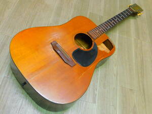 【ジャンク現状】希少 Gibson J-40 / MADE IN USA 割れ破損あり 修理部品取りに J-45/C458