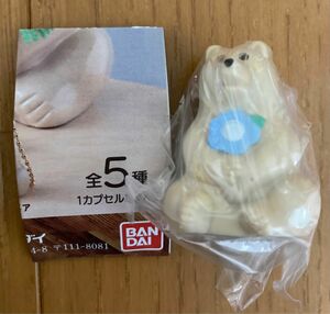 【送料無料】polar bear bank ポーラーベアバンク ミニチュアチャーム お花のベア　単品　ガチャ